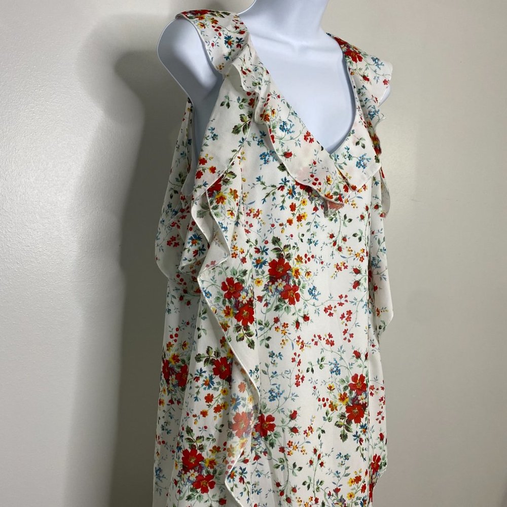 PARKER RUFFLE COLD SHOULDER  DRESS - - Picture 4 of 10